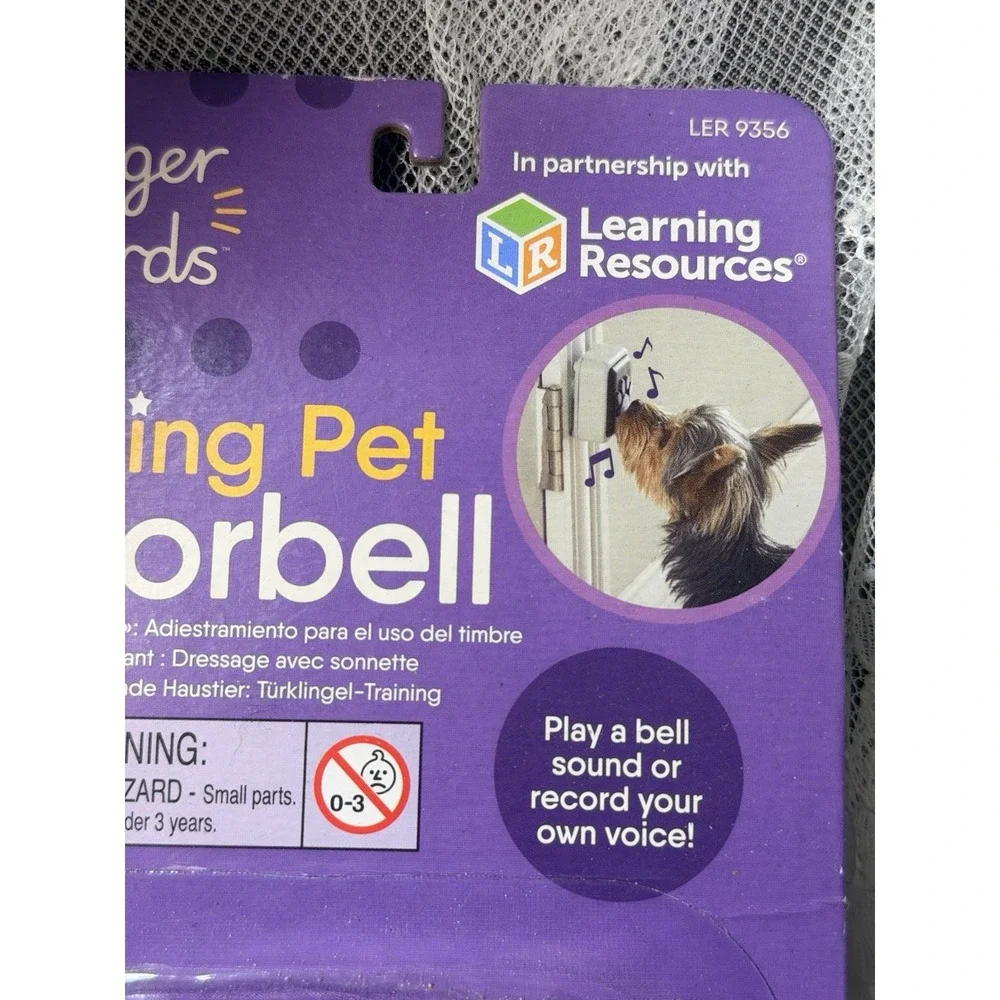 Talking Pet Doorbell for Dogs Recordable Button Potty Training (3065)